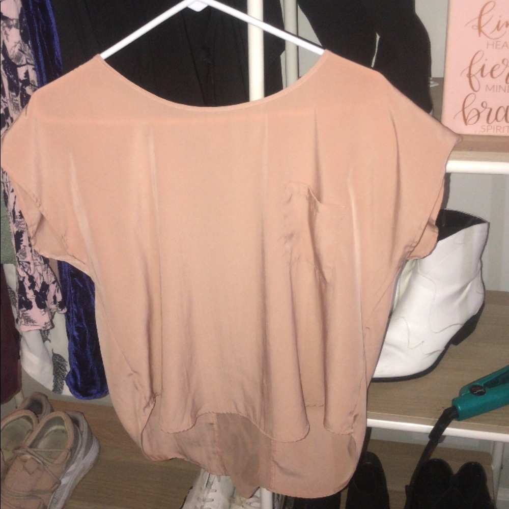 Nude dress shirt